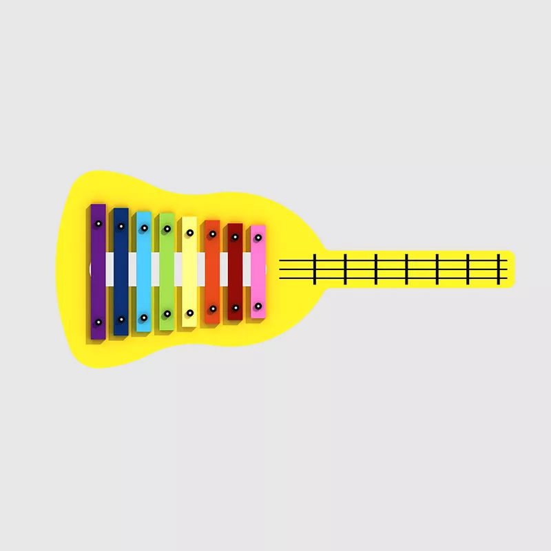 أطفال في الهواء الطلق ملاهي الآلات الموسيقية