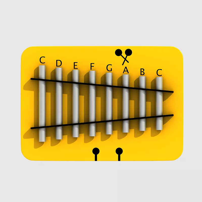 أجراس باغودا للأطفال، الآلات الموسيقية للملعب التجاري لرياض الأطفال